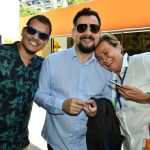Lucas Lins, Alberto Saraiva e Paola Colacurcio