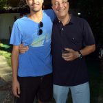Rafael e seu pai Raul Chamma