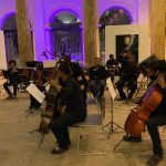 OSJC (Orquestra Sinfônica Juvenil Carioca) de câmara que se apresentou no evento